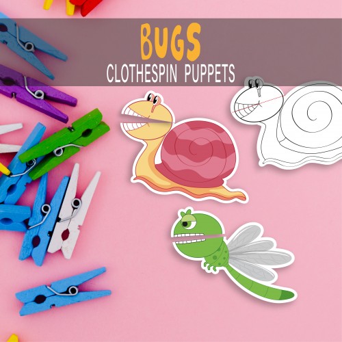 Bug Clothespin Puppets