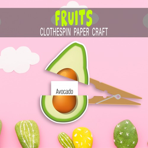 Fruit Clothespin Puppets