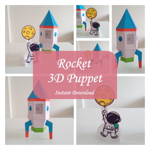3D Rocket Puppet