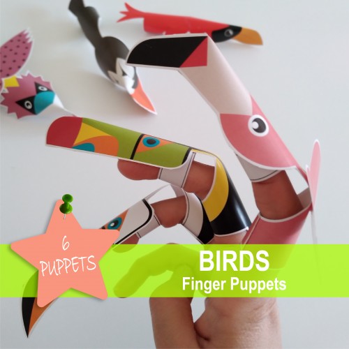 Bird Finger Puppets