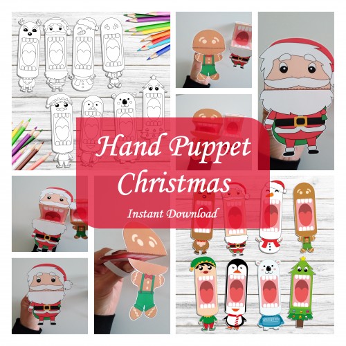 Christmas Hand Puppets