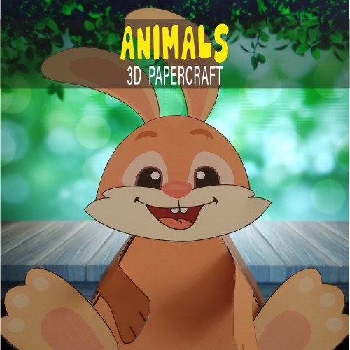 3D Animal Paper Puppet