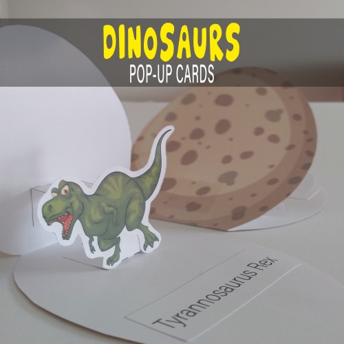 Dinosaur Pop-Up Cards