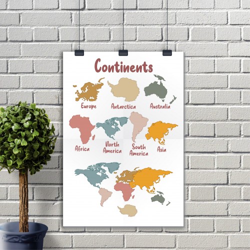 Continents Poster