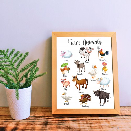 Farm Animals Poster