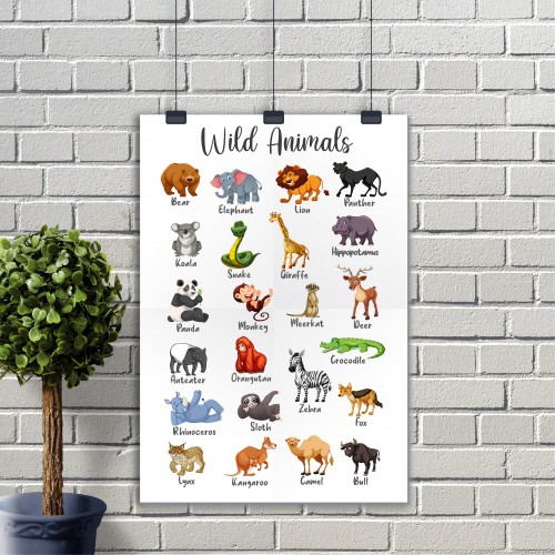 Wild Animal Poster