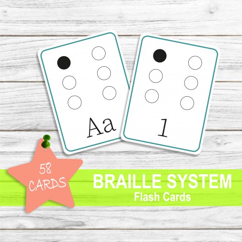 Braille Alphabet Flashcards