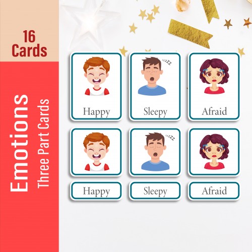 Emotion Three Part Cards