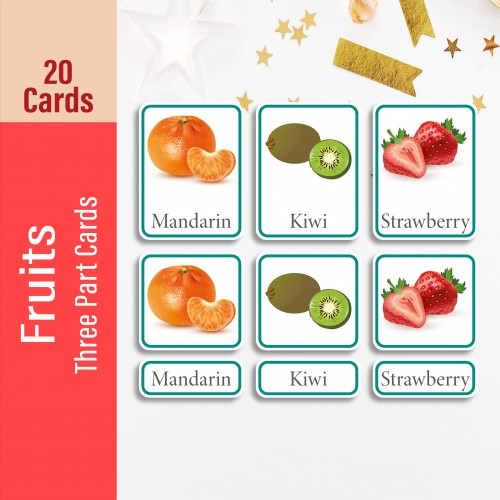Fruit Three Part Cards
