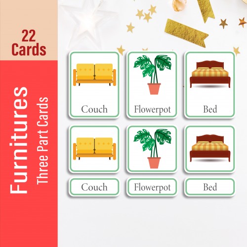 Furniture Three Part Cards
