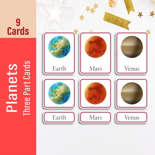 Planet Three Part Cards
