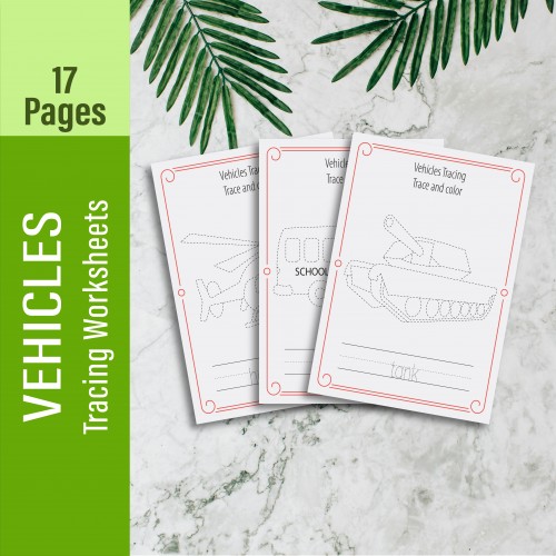 Vehicle Tracing Worksheets