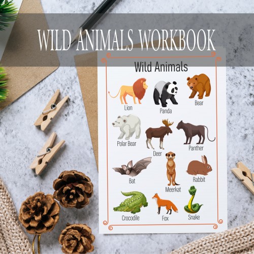 Wild Animal Workbook